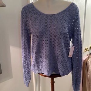 Crochet sweater nwt